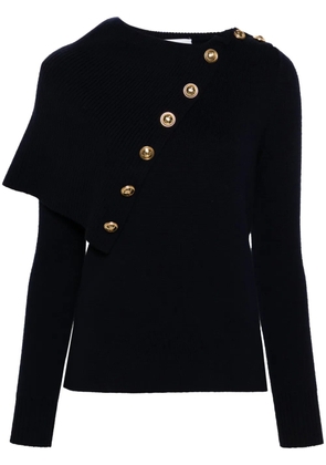 Rabanne fine-knit merino wool jumper - Blue