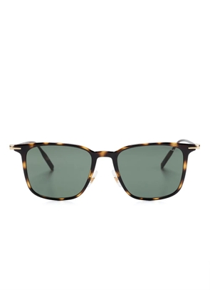 Montblanc square-frame sunglasses - Brown