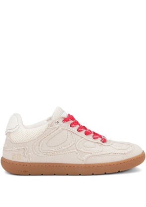 GANNI panelled sneakers - Neutrals