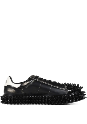 Doublet Spiky embellished lace-up low-top sneakers - Black
