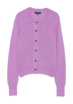 Soeur button-front wool-alpaca cardigan - Purple