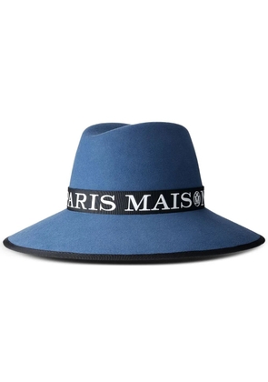 Maison Michel Kate felt fedora hat - Blue