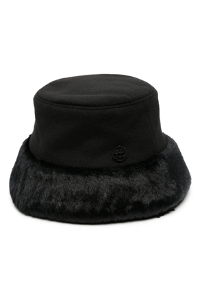 Ruslan Baginskiy logo-embroidered wool bucket hat - Black