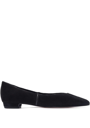 Bernardo pointed-toe suede pumps - Black