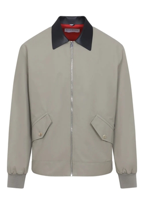 Givenchy contrast-collar bomber jacket - Grey