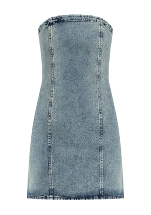 Gestuz Nielle denim strapless dress - Blue