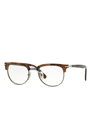 Persol geometric-frame glasses - Brown
