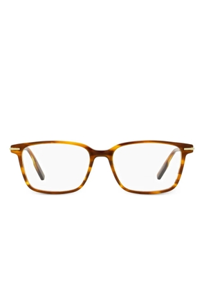 Zegna rectangular glasses - Brown