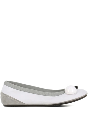 Dove Nuotano Gli Squali Becky ballerina shoes - White