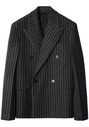 Burberry pinstripe double-breasted blazer - Black