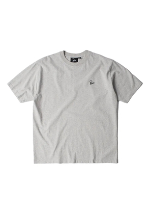 BY PARRA Signature-embroidered short-sleeve tee - Grey