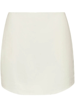 JW Anderson curved hem mini skirt - White