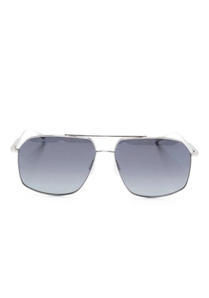 Barton Perreira pilot-frame sunglasses - Silver