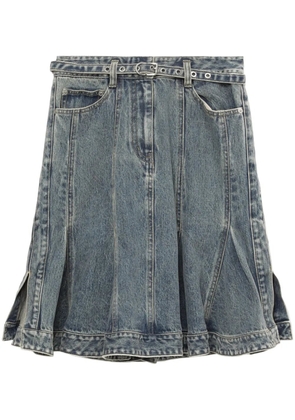 3.1 Phillip Lim belted denim skirt - Blue
