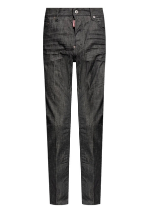 DSQUARED2 logo-patch cotton jeans - Grey