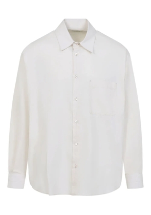 LEMAIRE long-sleeve pocket shirt - White