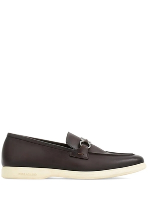 Ferragamo Gancini leather loafers - Brown