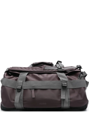 Rains embossed-logo holdalls bag - Purple