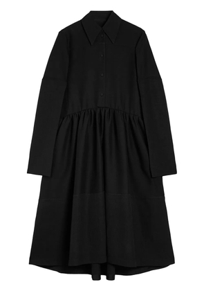 Jil Sander shirt midi dress - Black