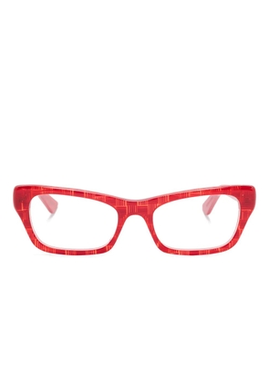 Marni Eyewear Tup Akelu glasses - Red