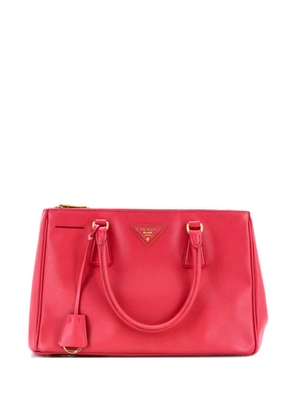 Prada Pre-Owned Double Zip Lux Saffiano Leather Small tote bag - Pink