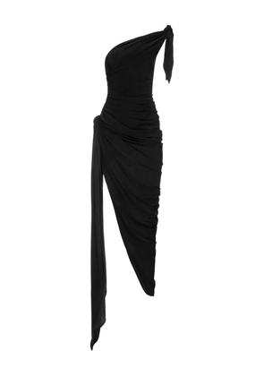 Aleksandre Akhalkatsishvili one-shoulder draped dress - Black