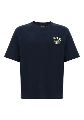 A.P.C. disco boombox print T-shirt - Blue