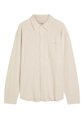 FRAME waffle pocket shirt - Neutrals