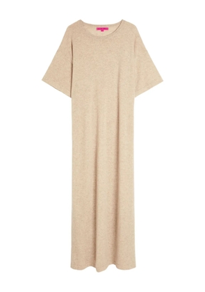 The Elder Statesman cashmere maxi dress - Neutrals