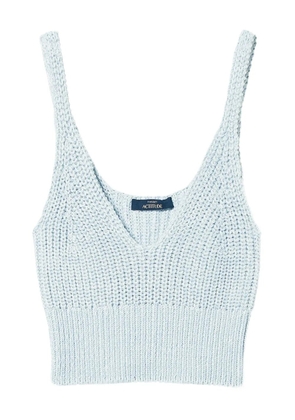 TWINSET knitted crop top - Blue