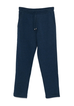 Canali mélange-effect track pants - Blue