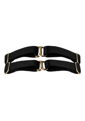 Bordelle Nara ring double-strap collar - Black