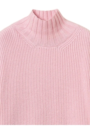 TWINSET ribbed turtleneck sweater - Pink