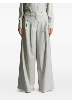 Peserico pleated wide-leg trousers - Grey