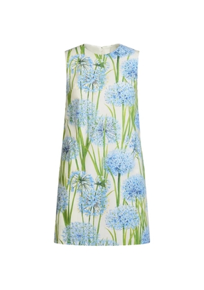 Oscar de la Renta floral sleeveless mini dress - White