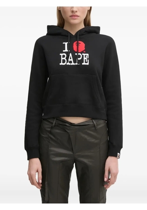A BATHING APE® I Love Bape hoodie - Black