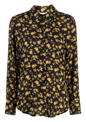 Tommy Hilfiger Moss regular crepe rose shirt - Blue