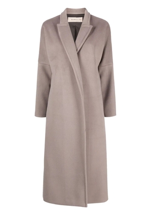 Blanca Vita Calomeria felted maxi coat - Grey