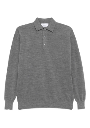 Lardini wool polo shirt - Grey