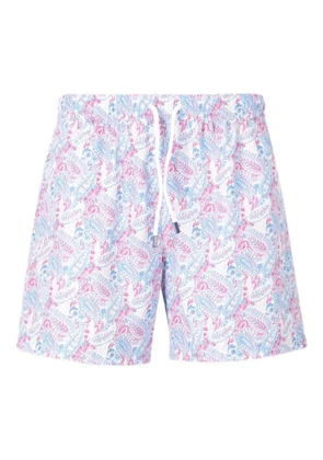 Fedeli floral-print swim shorts - Pink