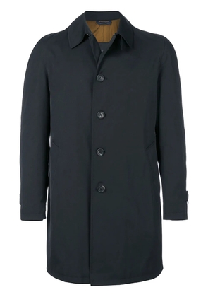 Dell'oglio straight-fit buttoned coat - Black