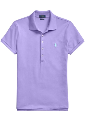Polo Ralph Lauren Julie logo-embroidered polo shirt - Purple