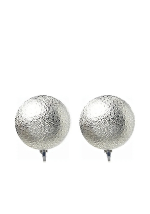 Peserico textured dome earrings - Silver