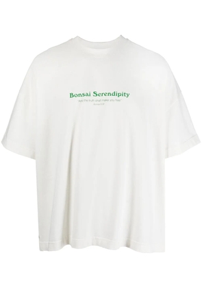 Bonsai logo print T-shirt - White