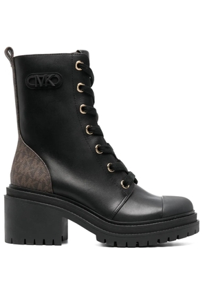 Michael Michael Kors Hanley 75mm leather combat boots - Black