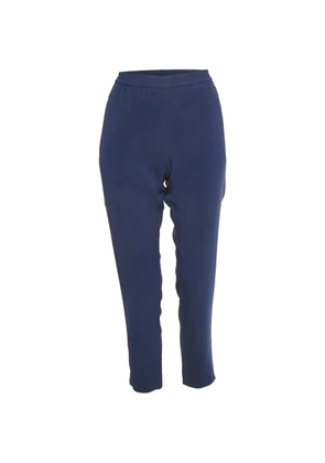 Stella McCartney Pre-Owned crepe elasticated trousers - Blue