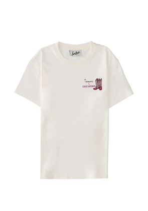 MC2 Saint Barth embroidered T-shirt - White