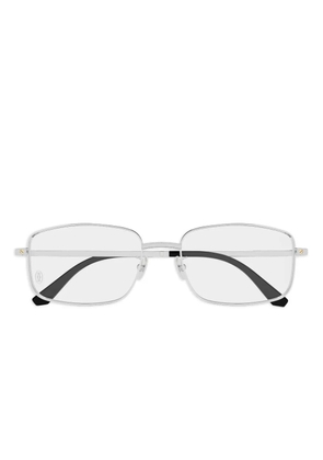 Cartier Eyewear rectangle-frame glasses - Grey