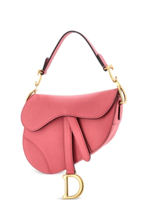 Christian Dior Pre-Owned Saddle Handbag Leather Mini shoulder bag - Pink
