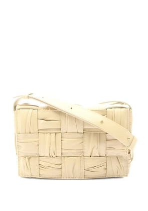 Bottega Veneta Pre-Owned 2010's cassette woven leather cross body bag - Neutrals
